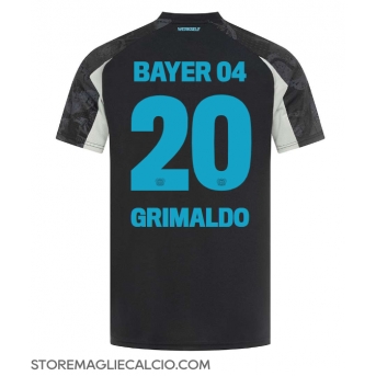 Bayer Leverkusen Alejandro Grimaldo #20 Maglia Gara Terza Repliche 2024-25